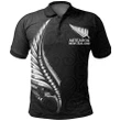 New Zealand Aotearoa - Maori Fern Tattoo Polo Shirt A7