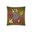Tonga Pillow Cases - Yellow Turtle Tribal A02