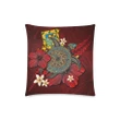 Tuvalu Pillow Cases - Red Turtle Tribal A02