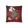 Wallis And Futuna Pillow Cases - Red Turtle Tribal A02
