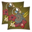 Yap Pillow Cases - Yellow Turtle Tribal A02 | 1sttheworld.com