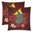 Tokelau Pillow Cases - Red Turtle Tribal A02 | 1sttheworld.com