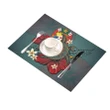 Tonga Placemat - Blue Turtle Tribal A02