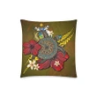 Solomon Islands Pillow Cases - Yellow Turtle Tribal A02