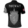 1sttheworld Polo Shirt - Norway Coat Of Arms A31