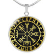Viking Vegvisir Circle Necklace | Men & Women | Accessory