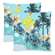 Hawaii Pillow Cases - Blue Turtle Hibiscus | Love The World