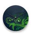 Special Edition of New Zealand Fern - Fern 11" Round Wall Clock