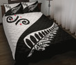 New Zealand Quilt Bed Set - Silver Fern Koru | Love The World