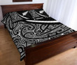 New Zealand Rugby Custom Personalised Quilt Bed Set - Silver Fern and Maori Patterns