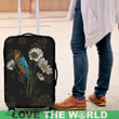 New Zealand Kingfisher Luggage Cover C1 | Love The World
