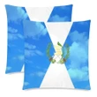 Love The World | Guatemala Pillow Case - Sky Flag | Special Custom Design