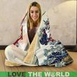 Koi Fish 03 Hooded Blanket - Bn | Love The World