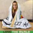 Koi Fish 01 Hooded Blanket - Bn | Love The World