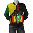 Bolivia Flag-Coat of Arms Women's Bomber Jacket A15
