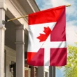 Canada Flag With Denmark Flag A15