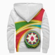 Azerbaijan (White) N Flag Sherpa Hoodie A15