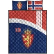 Norway  Quilt Bed Set - Flag of Norway