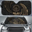 Polynesian Palau Sun Shades - Gold Tribal Wave