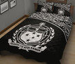 Samoa Quilt Bed Set - Black Curve Version - BN12