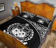 Samoa Quilt Bed Set - Black Curve Version - BN12