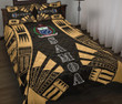 Samoa Quilt Bed Set - Yellow Tattoo Style - BN12