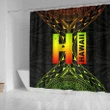 Hawaii Map Shower Curtain Polynesian Style - BN12