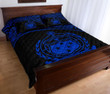 Samoa Quilt Bed Set - Blue Curve Version - BN12