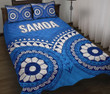Samoa Tribal Pattern Quilt Bed Set - BN12