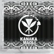 Kanaka Maoli Shower Curtain - Black Fog Style - BN12