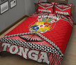 Tonga Polynesian Quilt Bed Set - Coat Of Arms - BN12