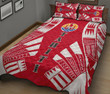 Tahiti Quilt Bed Set - Polynesian Tattoo - BN12