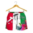 Italy Summer Women's Short - Flag And Map Symbol A21