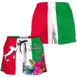Italy Summer Women's Short - Flag And Map Symbol A21
