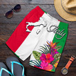 Italy Summer Men's Short - Flag And Map Symbol