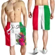 Italy Summer Men's Short - Flag And Map Symbol