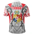 Tonga Polo Shirt - Kingdom of Tonga - White Ver J0