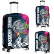 American Samoa Luggage Cover - Polynesian Hibiscus with Summer Vibes