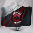 Canada Hooded Blanket - Grunge Style