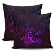 Fiji Islands Tapa Turtle Zipper Pillow Cases - Purple | Home Set
