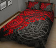 Tahiti Polynesian Premium Quilt Bed Set - Red Turtle - BN1518