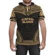 Austral Islands Gold Polynesian Chief Hoodie T-Shirt