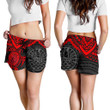Tahiti Polynesian Women's Shorts - Red Turtle - BN1518