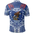 American Samoa Tattoo Rugby Polo Shirt K5