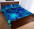 Polynesian Hawaii Turtle Quilt Bed Set - Kanaka Maoli Flag - BN12