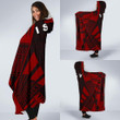 Society Islands Hooded Blanket - Polynesian Tattoo Red - BN0110