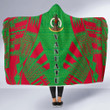 Vanuatu Hooded Blanket - Polynesian Tattoo Flag - BN0110