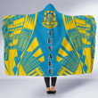 Tuvalu Hooded Blanket - Polynesian Tattoo Flag - BN0110