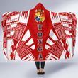 Tonga Hooded Blanket - Polynesian Tattoo Flag - BN0110