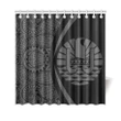 Tahiti Polynesian Shower Curtain - Circle Style